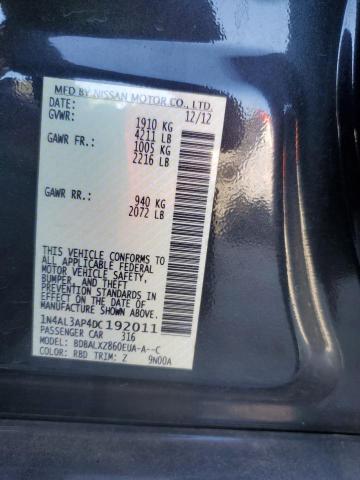 Photo 10 from auction – 2013 NISSAN ALTIMA 2.5 with VIN 1N4AL3AP4DC192011