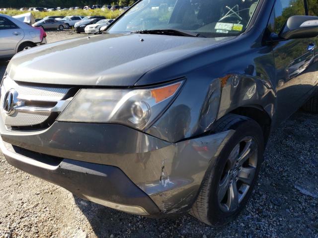 Photo 9 from auction – 2007 ACURA MDX TECHNO with VIN 2HNYD283X7H545611
