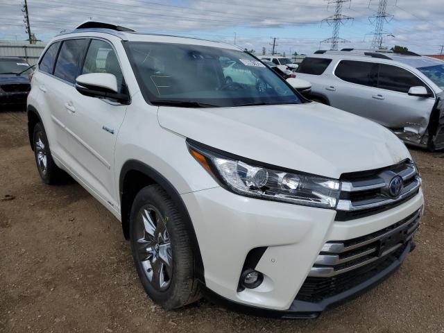 TOYOTA HIGHLANDER 2019 with VIN 5TDDGRFH3KS068422 - Photo from auction