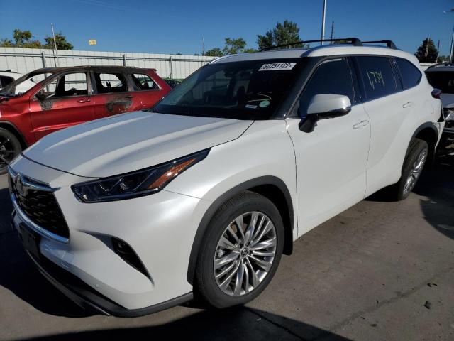 Photo 2 from auction – 2022 TOYOTA HIGHLANDER with VIN 5TDFZRBH3NS229624