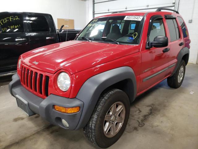 Photo 2 from auction – 2002 JEEP LIBERTY SP with VIN 1J4GL48K72W165718