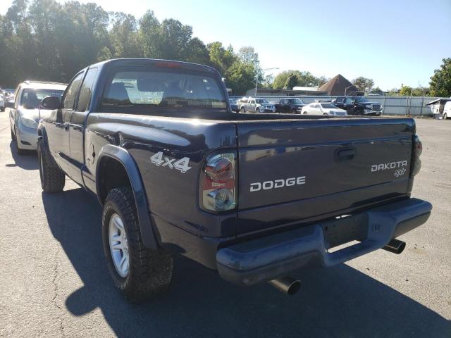 Photo 3 from auction – 2003 DODGE DAKOTA SXT with VIN 1D7HG12X93S254898