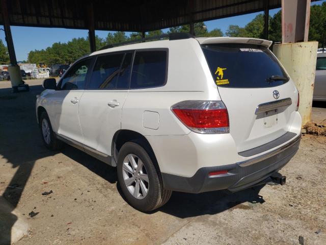 Photo 3 from auction – 2013 TOYOTA HIGHLANDER with VIN 5TDZK3EH0DS113399