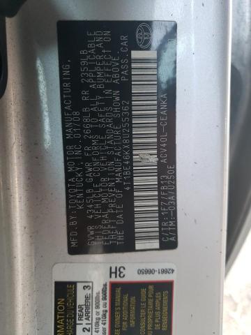Photo 10 from auction – 2008 TOYOTA CAMRY CE with VIN 4T1BE46KX8U255362