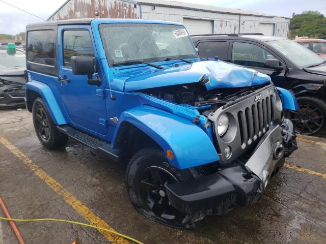 JEEP WRANGLER S 2014 with VIN 1C4AJWAG5EL235645 - Photo from auction