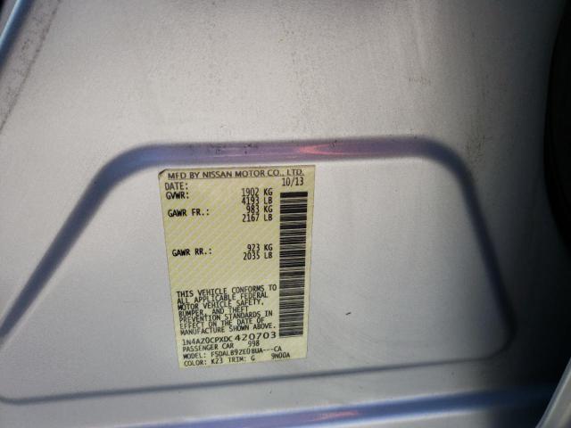 Photo 10 from auction – 2013 NISSAN LEAF S with VIN 1N4AZ0CPXDC420703