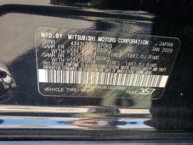 Photo 10 from auction – 2020 MITSUBISHI OUTLANDER with VIN JA4AR3AU9LU024995