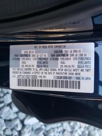 Photo 10 from auction – 2016 MAZDA CX-9 TOURI with VIN JM3TCACY9G0109358