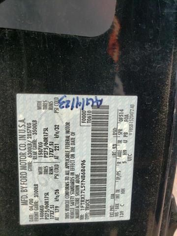 Photo 10 from auction – 2000 FORD F150 with VIN 1FTRX17L5YNB68496