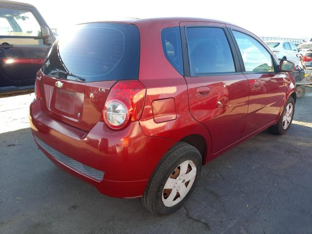 Photo 4 from auction – 2009 CHEVROLET AVEO LS with VIN KL1TD66E79B613023