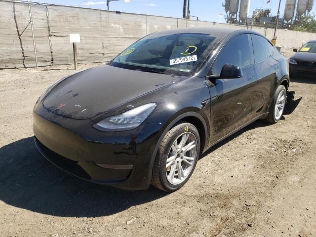 Photo 2 from auction – 2021 TESLA MODEL Y with VIN 5YJYGDEE4MF096524