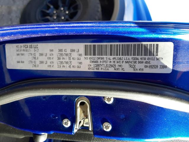 Photo 10 from auction – 2018 RAM 1500 REBEL with VIN 1C6RR7YT1JS129429