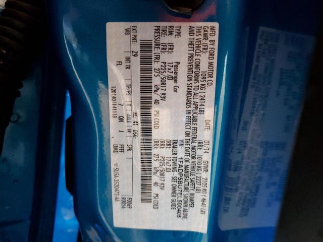 Photo 10 from auction – 2014 FORD C-MAX SEL with VIN 1FADP5BU7EL500405