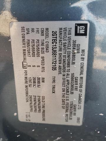 Photo 10 from auction – 2008 GMC SIERRA C15 with VIN 2GTEC13J681172105