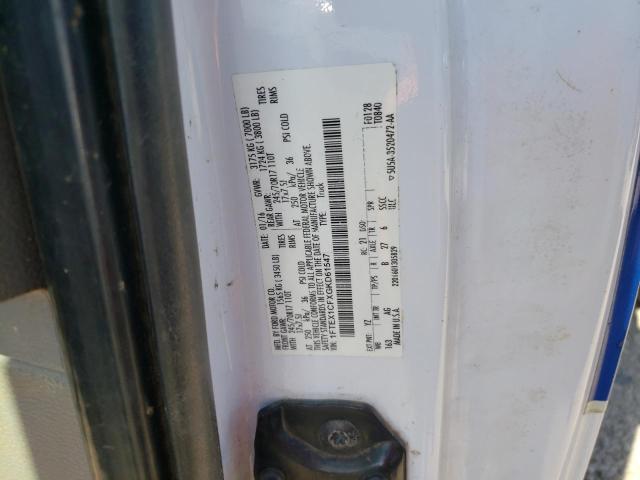 Photo 10 from auction – 2016 FORD F150 SUPER with VIN 1FTEX1CFXGKD61547