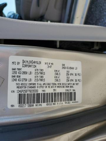 Photo 10 from auction – 2002 DODGE CARAVAN EC with VIN 1D4GP25B77B235593