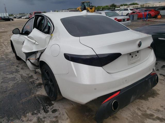 Photo 3 from auction – 2018 ALFA ROMEO GIULIA TI with VIN ZARFAECN2J7589398