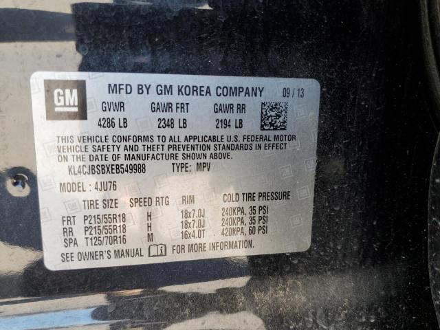 Photo 10 from auction – 2014 BUICK ENCORE CON with VIN KL4CJBSBXEB549988
