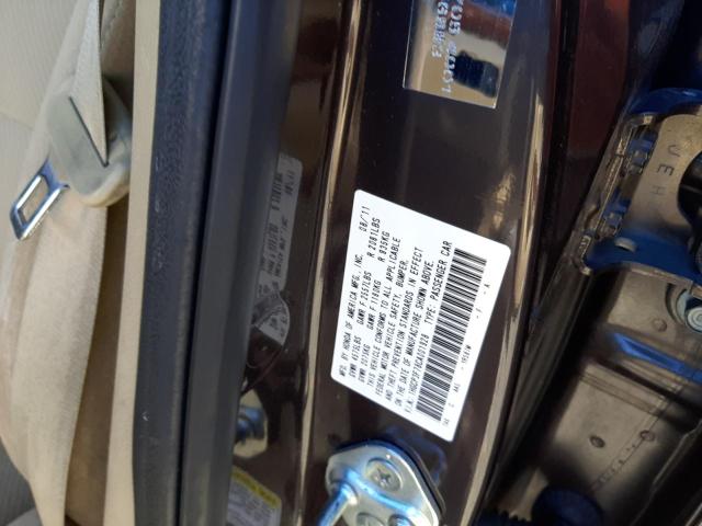 Photo 10 from auction – 2012 HONDA ACCORD EX with VIN 1HGCP3F78CA001928
