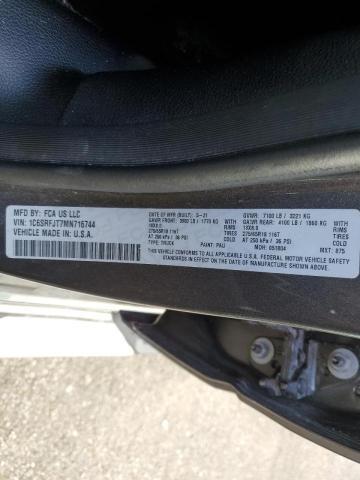 Photo 10 from auction – 2021 RAM 1500 LARAM with VIN 1C6SRFJT7MN716744