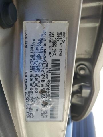 Photo 10 from auction – 2002 TOYOTA 4RUNNER SR with VIN JT3HN86R729060689