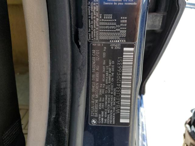 Zdjęcie 10 z aukcji – 2002 BMW 325 XI z VIN WBAEU33412PF66351