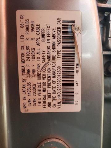Photo 10 from auction – 2009 ACURA TSX with VIN JH4CU26669C012639