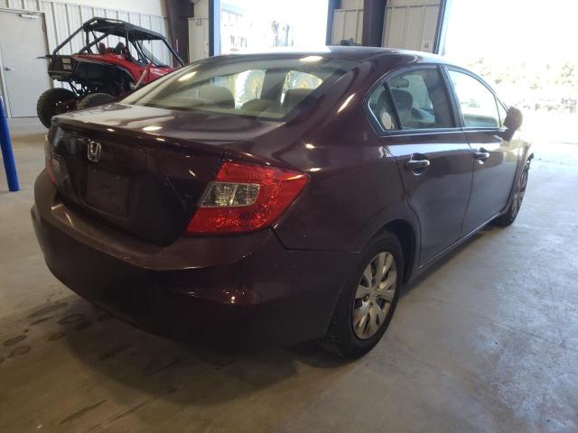 Photo 4 from auction – 2012 HONDA CIVIC LX with VIN 19XFB2F50CE085789