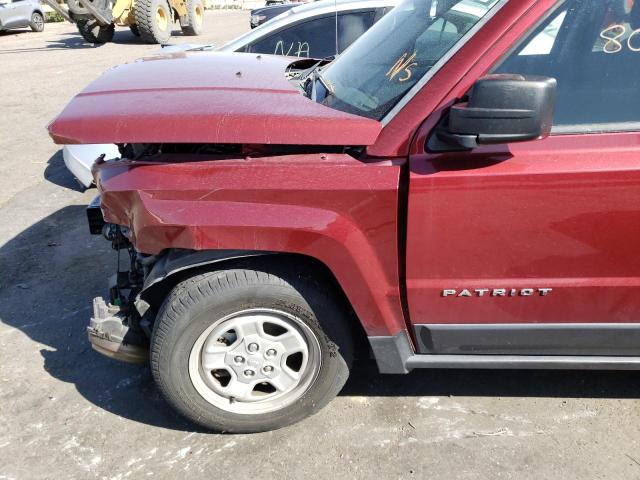 Photo 9 from auction – 2016 JEEP PATRIOT SP with VIN 1C4NJPBB0GD603432
