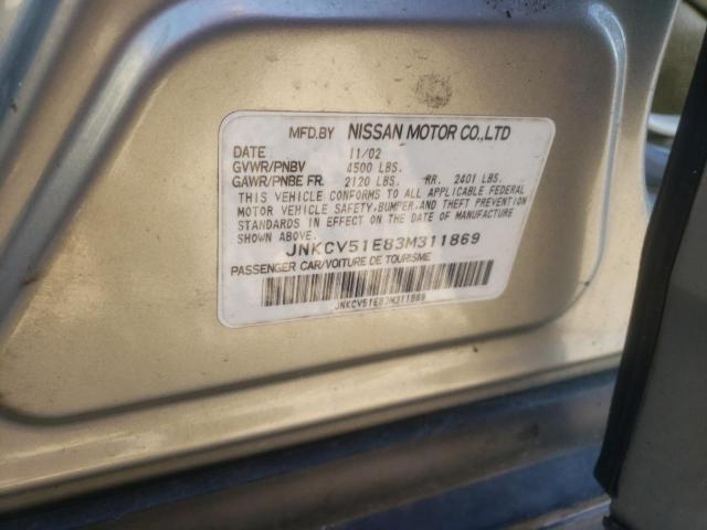 Photo 10 from auction – 2003 INFINITI G35 with VIN JNKCV51E83M311869