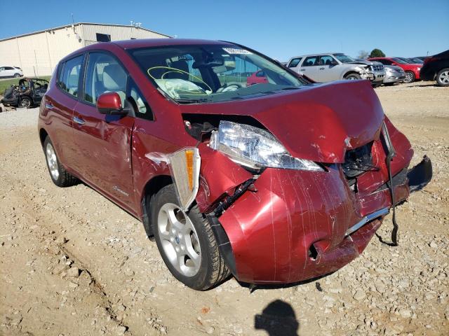 NISSAN LEAF S 2014 with VIN 1N4AZ0CP6EC337089 - Photo from auction