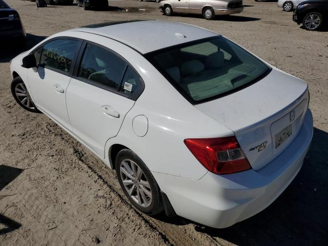 Photo 3 from auction – 2012 HONDA CIVIC EX with VIN 19XFB2F87CE049141