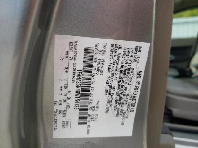 Photo 10 from auction – 2008 FORD FOCUS SE with VIN 1FAHP35N48W154133