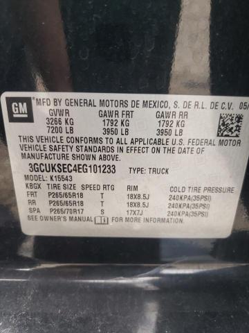 Photo 10 from auction – 2014 CHEVROLET SILVERADO with VIN 3GCUKSEC4EG101233