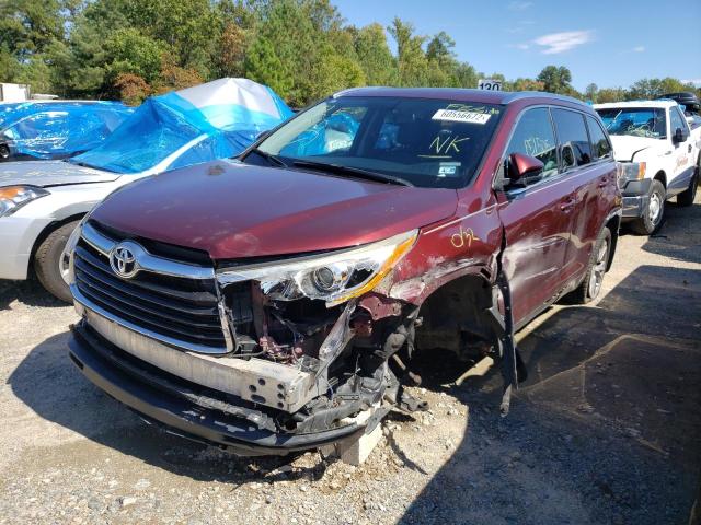 Photo 2 from auction – 2014 TOYOTA HIGHLANDER with VIN 5TDJKRFH9ES010143