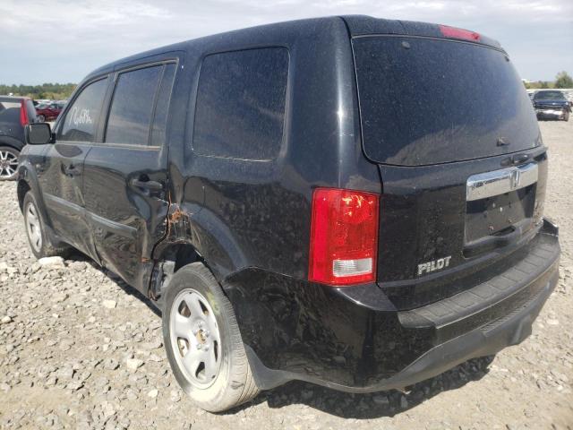 Photo 3 from auction – 2013 HONDA PILOT LX with VIN 5FNYF4H2XDB051237
