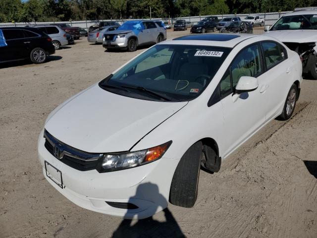 Фото 2 с аукциона – 2012 HONDA CIVIC EX с VIN 19XFB2F87CE049141