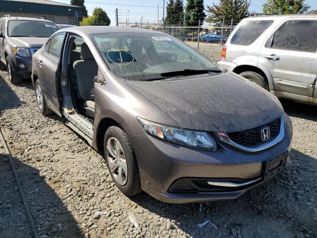 HONDA CIVIC LX 2013 with VIN 2HGFB2F58DH537883 - Photo from auction