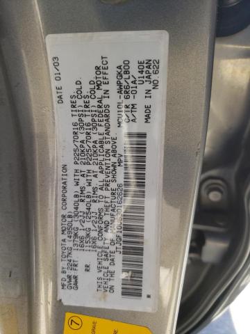 Photo 10 from auction – 2003 LEXUS RX 300 with VIN JTJGF10U630162626