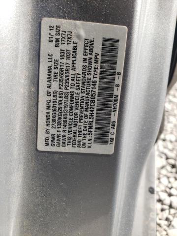 Photo 10 from auction – 2012 HONDA ODYSSEY EX with VIN 5FNRL5H42CB057146