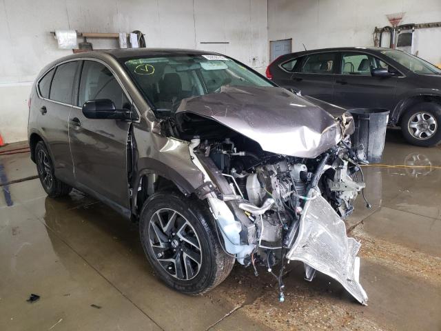 Photo 1 from auction – 2016 HONDA CR-V SE with VIN 5J6RM3H44GL029640
