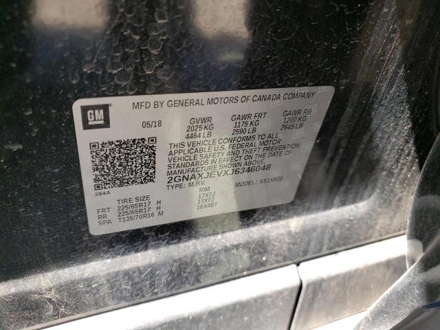 Photo 10 from auction – 2018 CHEVROLET EQUINOX LT with VIN 2GNAXJEVXJ6346048
