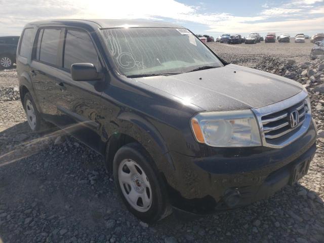 HONDA PILOT LX 2013 with VIN 5FNYF4H2XDB051237 - Photo from auction