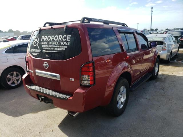 Photo 4 from auction – 2007 NISSAN PATHFINDER with VIN 5N1AR18U57C621861