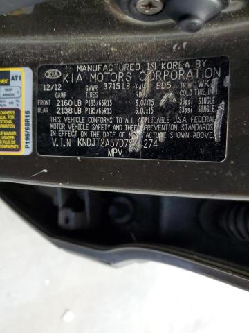 Photo 10 from auction – 2013 KIA SOUL with VIN KNDJT2A57D7564274