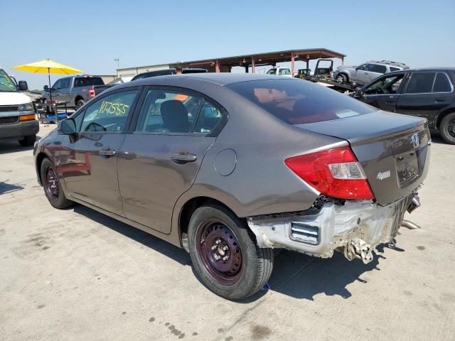 Photo 3 from auction – 2012 HONDA CIVIC LX with VIN 2HGFB2F59CH551547