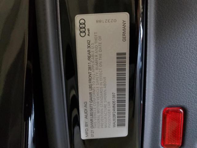 Photo 10 from auction – 2021 AUDI A6 ALLROAD with VIN WAU92BF24MN051397