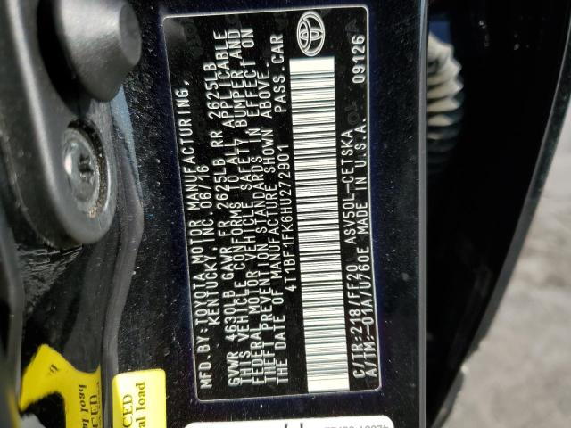 Photo 10 from auction – 2017 TOYOTA CAMRY LE with VIN 4T1BF1FK6HU272901