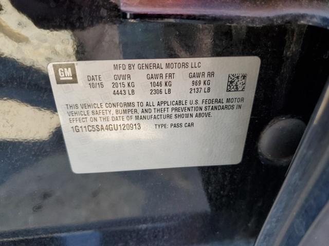 Photo 10 from auction – 2016 CHEVROLET MALIBU LIM with VIN 1G11C5SA4GU120913
