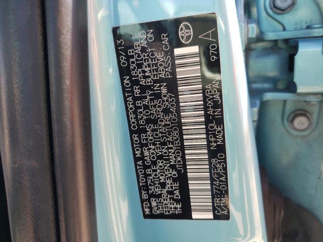 Photo 10 from auction – 2013 TOYOTA PRIUS C with VIN JTDKDTB38D1054037